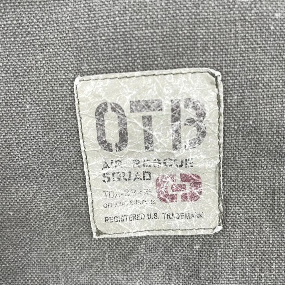 Vintage OTB Baggy Cargo Pants Mens 32x29 Beige Zip Hem Paratrooper